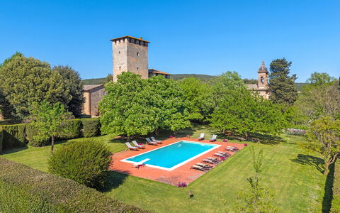Medieval Castle Living: Vineyards, Swimming Pool &: Estate, Have, Hacienda, Landscaping, Plantation, Slot, Lawn, Hæk, Villa, Mansion