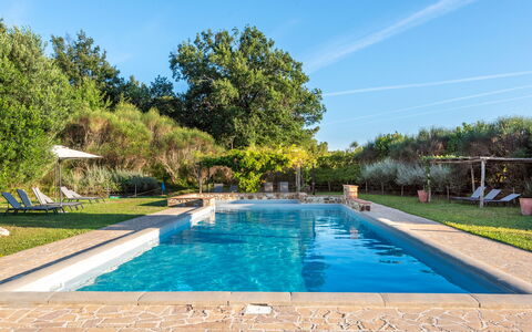 Cignella Resort: Blå, Svømmepøl, Udvej, Have, Skygge, Water Feature, Landscaping, Fritid, Eco Hotel, Hacienda