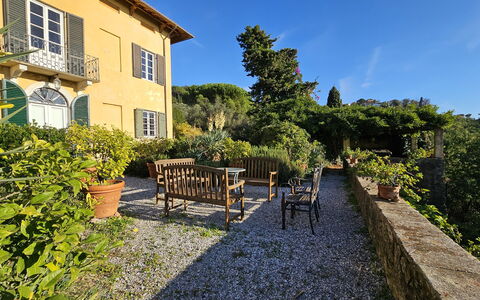 Villa Il Torrazzo, Vista Mare, Massarosa: Vegetationen, Busk, Land Lot, Hjem, Bunddække, Have, Estate, Forår, Sommerhus, Landscaping