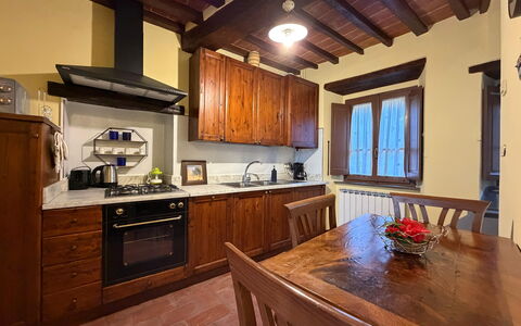 Terrazzino Margherita: Møbel, Indretning, Træ, Gulvbelægning, Cabinetry, Loft, Countertop, Køkken, Værelse, Etage