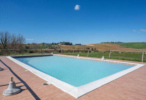 Il Giuncheto, Pool, Amazing View, Umbrian Countrys: Svømmepøl, Kompositmateriale, Skygge, Udvej, Thermae, Water Feature, Flise, Udendørs Møbler, Hacienda, Villa