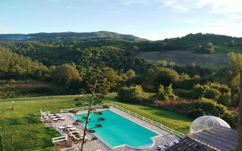 Villa Campo al Vento - Country Farm: Svømmepøl, Udvej, Thermae, Eco Hotel, Estate, Ferieby, Hotel, Hacienda, Udendørs Møbler, Villa