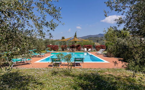 Il Leccio, Vinci, Private Pool and Tennis: Udvej, Svømmepøl, Eco Hotel, Hacienda, Villa, Stuehus, Hotel
