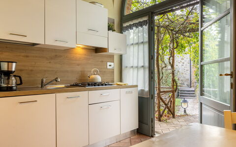 Casa Stella Serena, Casole D'Elsa, Pool: Køkken Apparat, Køkken, Countertop, Større Bandage, Indretning, Gulvbelægning, Møbel, Cabinetry, Etage, Husholdningsapparat