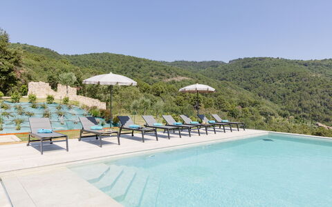 Villa Maddalena alla Guglielmesca: Bjergrige Landskabsformer, Bjerg, Bakke, Svømmepøl, Hill Station, Bjergkæde, Udvej, Eco Hotel, Udendørs Møbler, Kam