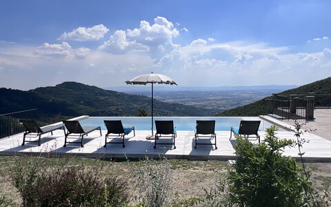 Villa Maddalena alla Guglielmesca: Bjergrige Landskabsformer, Bakke, Udendørs Møbler, Highland, Møbel, Hill Station, Bjergkæde, Stol, Svømmepøl, Liggestol