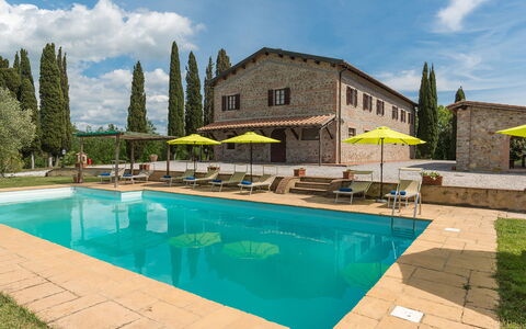 Podere Calcheto 14: Estate, Hacienda, Villa, Landscaping, Stuehus, Lærk, Hotel, Eco Hotel, Svømmepøl
