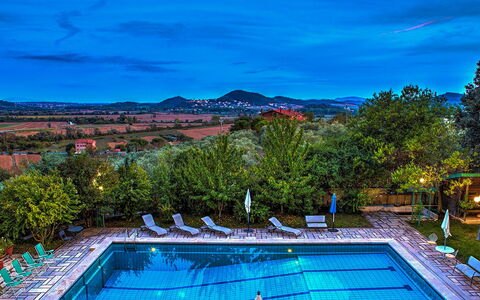 Villa Michelangelo 14: Blå, Vand, Svømmepøl, Udvej, Eco Hotel, Afspejling, Ferieby, Udendørs Møbler, Thermae, Hotel