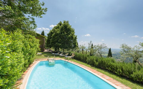 Le Volpaie 6+1: Hill Station, Have, Eco Hotel, Landscaping, Plantation, Stuehus, Gård, Villa, Evergreen
