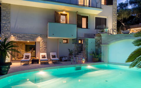 Villa Dolphin 10: Blå, Svømmepøl, Udvej, Boligområde, Hjem, Eco Hotel, Estate, Thermae, Hotel, Villa