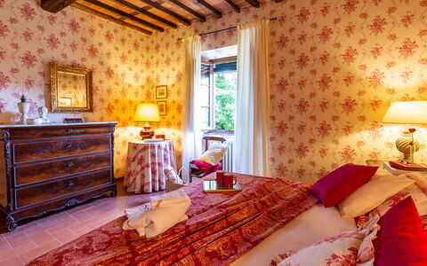 Villa Il Colle di Moriano 8: Indretning, Hjem, Møbel, Sengetøj, Soveværelse, Værelse, Seng, Sengetøj, Hotel, Sengetøj