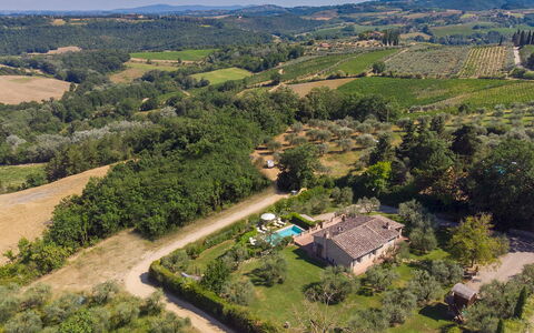 L'Oliveta 6: Boligområde, Fugleperspektiv, Landskab, Hus, Landdistrikt, Hjem, Tag, Land Lot, Estate, Luftfotografering