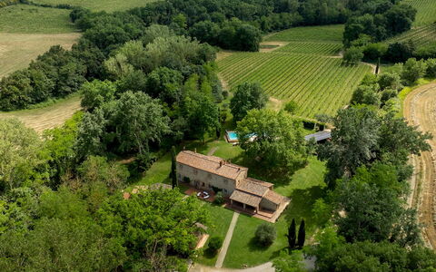 Il Molinaccio 14+2: Træ, Fugleperspektiv, Landskab, Landdistrikt, Boligområde, Almindeligt, Estate, Hus, Land Lot