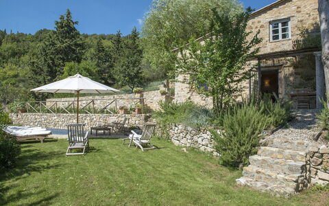Villa delle Upupe 8: Busk, Have, Sommerhus, Landscaping, Flise, Udendørs Møbler, Estate, Backyard, Stuehus, Gård