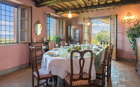 Villa Il Foramasso 10+2: Møbel, Stol, Estate, Eco Hotel, Villa, Spisestue, Køkken & Spisebord, Hacienda