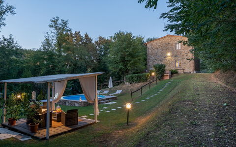 Ai Due Cuori 4: Møbel, Backyard, Udendørs Møbler, Have, Svømmepøl, Sommerhus, Skygge, Gård, Stol, Estate