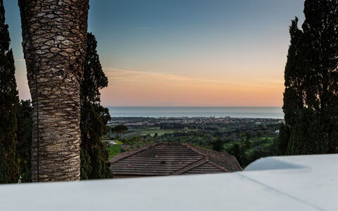 Villa Sole al Molino a Vento 8: Himmel, Horisont, Morgen, Sollys, Aften, Skumring, Solnedgang