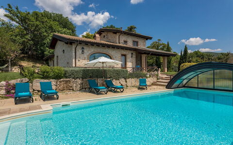 Il Casale del Nonno 8+2: Svømmepøl, Udvej, Have, Udendørs Møbler, Estate, Water Feature, Villa, Hacienda, Landscaping, Backyard