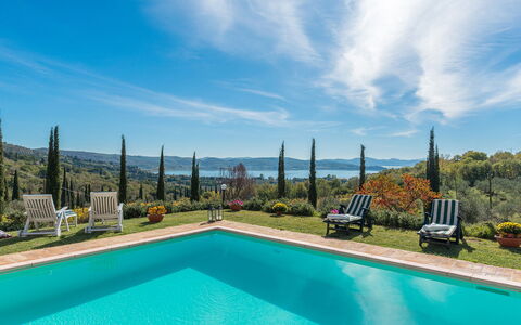 La Martinella 12: Blå, Svømmepøl, Eco Hotel, Udvej, Estate, Stuehus, Landscaping, Villa, Hacienda