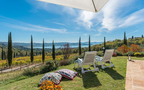 La Martinella 12: Landskab, Busk, Land Lot, Have, Bunddække, Udendørs Møbler, Landscaping, Hill Station, Skygge