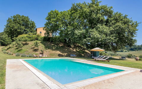 Casale Piattini 10: Svømmepøl, Have, Estate, Stuehus, Landscaping, Lawn, Hacienda, Backyard, Skygge, Gård