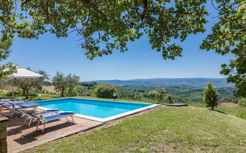 Villa Mila 6: Blå, Svømmepøl, Estate, Have, Stuehus, Landscaping, Villa, Eco Hotel, Hacienda, Plantation