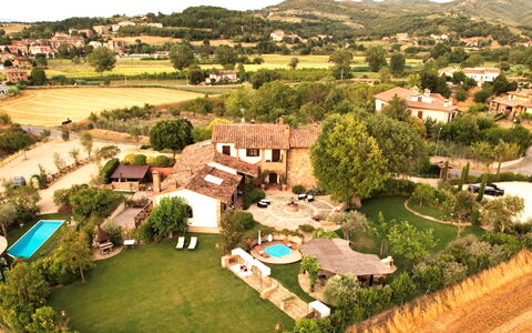 Casale Bella Vita 8+4: Udvej, Estate, Landsby, Hacienda, Eco Hotel, Stuehus, Villa, Mad, Backyard