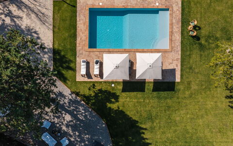 Casale Tavernelle 6: Svømmepøl, Have, Udendørs Møbler, Lawn, Skygge, Fritid, Udvej, Landscaping, Backyard, Gård