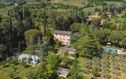 Villa Metelliano 10: Træ, Vegetationen, Hjem, Hus, Boligområde, Estate, Landskab, Land Lot, Menneskelig Bosættelse, Have