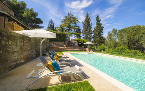 Il Fienile 4: Svømmepøl, Busk, Have, Udvej, Landscaping, Eco Hotel, Estate, Hacienda, Villa, Skygge