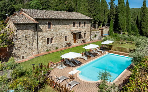Podere Montioni 6+2: Udvej, Svømmepøl, Eco Hotel, Villa, Hacienda, Thermae, Hotel