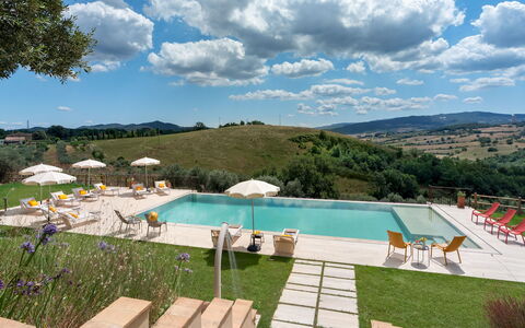 Casolare San Martino 12: Svømmepøl, Udendørs Møbler, Udvej, Møbel, Liggestol, Eco Hotel, Thermae, Estate, Stol, Villa