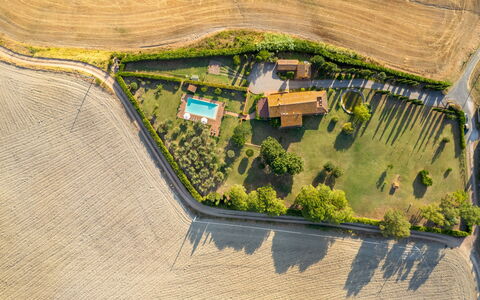 Villa Allodola 12: Landskab, Almindeligt, Land Lot, Fugleperspektiv, Hus, Landdistrikt, Mark, Plantation, Estate, Luftfotografering