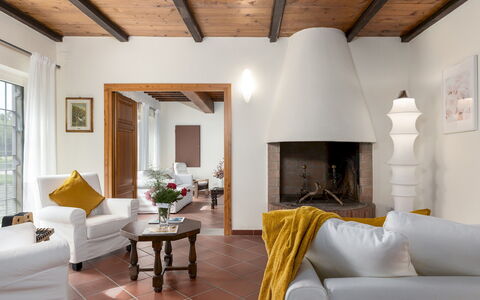 Tenuta Francigena 8: Indretning, Møbel, Gulvbelægning, Væg, Etage, Loft, Værelse, Stue, Hjem, Couch