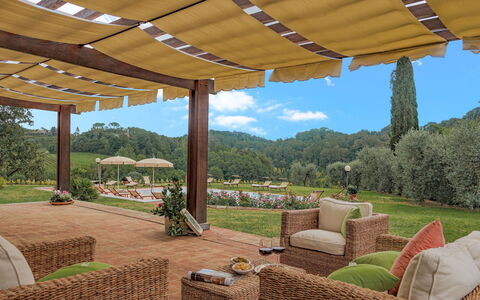 Il Cerreto 11: Skygge, Udendørs Møbler, Udendørs Struktur, Have, Gazebo, Backyard, Eco Hotel, Pergola, Baldakin, Pavilion