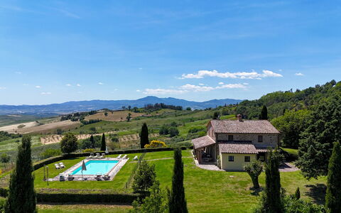 Podere San Lorenzo 12: Estate, Have, Lawn, Stuehus, Landscaping, Gård, Svømmepøl, Villa, Backyard, Gårdsplads