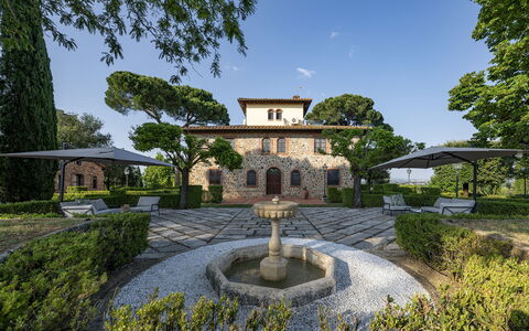 Villa la Monarca 16: Busk, Have, Estate, Lawn, Landscaping, Hacienda, Mansion, Gård, Villa, Parkere