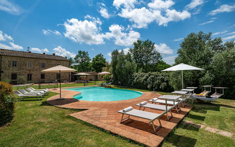 Podere Sant'Eugenio 14: Svømmepøl, Estate, Udvej, Mansion, Hacienda, Stuehus, Villa, Have, Eco Hotel, Lawn