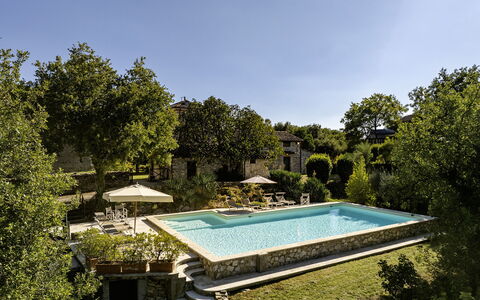 Il Castellare 14: Svømmepøl, Estate, Have, Hacienda, Eco Hotel, Villa, Backyard, Udvej, Stuehus, Landscaping