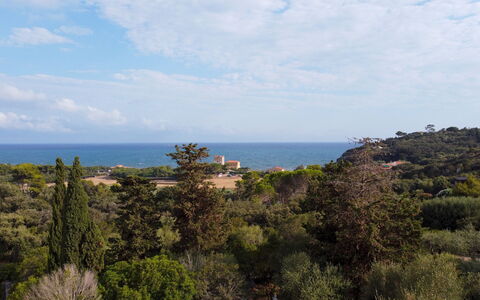 Villa Althaea 6: Himmel, Blå, Horisont, Vegetationen, Plantesamfund, Hav, Ocean, Shrubland, Kyst, Tropics