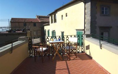 Terrazza - Cortona, Toscana, Italien