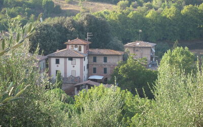 Villa Monastero from the Olive Groove