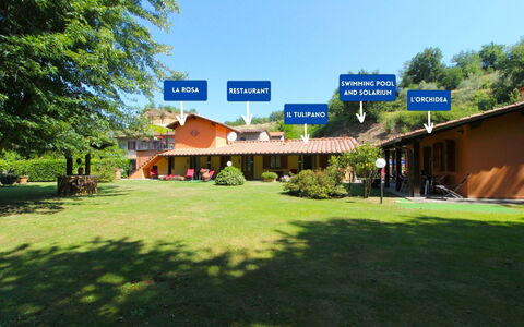 Le Balze: Hus, Tag, Boligområde, Hjem, Sommerhus, Land Lot, Estate, Landdistrikt, Lawn, Have