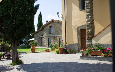 La Greppia: Plante, Bygning, Himmel, Blomsterkrukke, Vejbelægning, Arkitektur, Træ, Kvarter, Hus, Stueplante