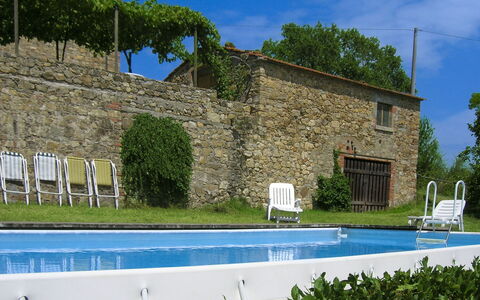 Casa Rossa: Svømmepøl, Udendørs Møbler, Hacienda, Backyard, Villa, Eco Hotel, Water Feature, Stuehus