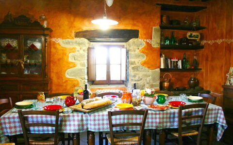 Torre di Vignale: Værelse, Møbel, Spisestue, Ejendom, Bord, Bygning, Indretning, Hus, Køkken & Spisebord, Hjem