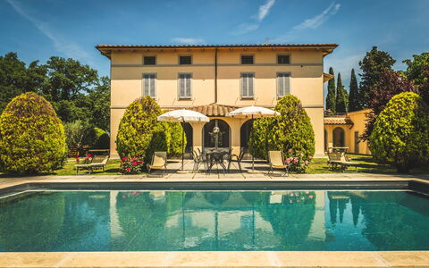 Poggio Falcone: Vand, Himmel, Plante, Sky, Ejendom, Træ, Svømmepøl, Boligområde, Vindue, Græs