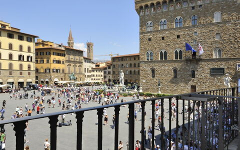 View from the balcony