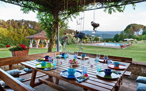 Villa Sant' Angelo: Ejendom, Fritid, Gårdhave, Bord, Backyard, Dæk, Hus, Ferie, Hjem, Ejendom