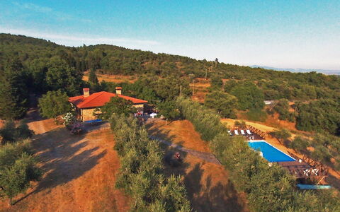 Civitella: Hill Station, Luftfotografering, Bakke, Himmel, Landdistrikt, Bjerg, Landskab, Træ, Hus, Fotografering